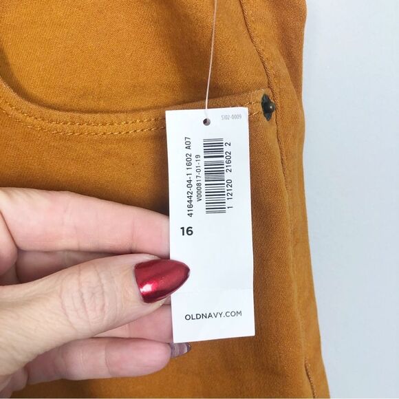 OLD NAVY | NEW Orange Rockstar Super Skinny Jeans Women’s Size 16 - Picture 5 of 10